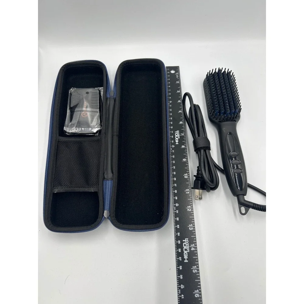 Arkam Beard Straightener Brush for Men Ionic Ceramic Hair Grooming Kit Black 60W